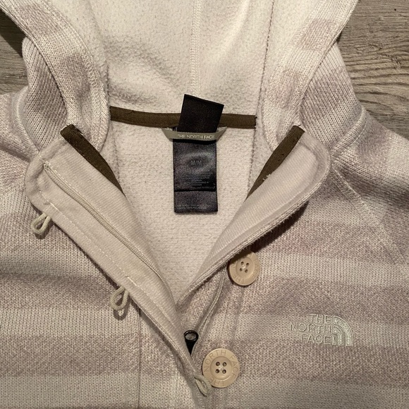 The North Face 1/4 Zip Button Up Pullover Sweater Women’s Size Medium - Picture 4 of 5